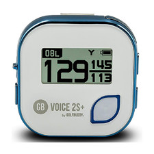 GolfBuddy GB Voice 2S+ Talking GPS Golf Rangefinder Navigation White-Blue