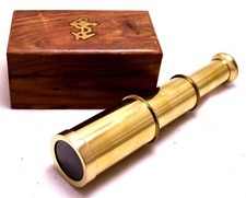 Maritime Telescope Marine Antiqe Brass Pirate 6" Spyglass Vintage Scope Handmade