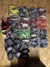 15 x motorcycle Tie Downs Sets, Extension straps & 7 sets of knee sliders