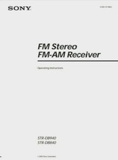 Sony STR-DB940 / STR-DB840 FM