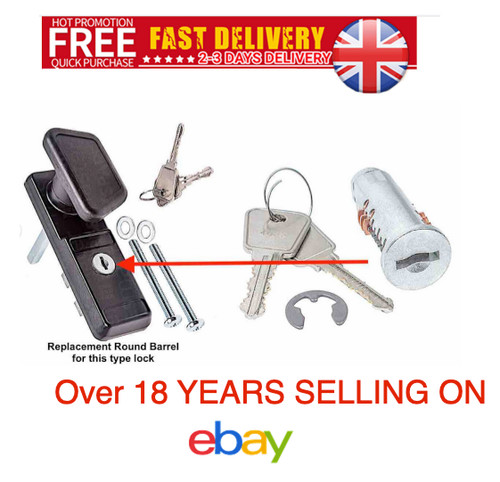 Cardale garage door round lock - garage,