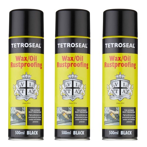 Tetroseal wax oil black car - black,