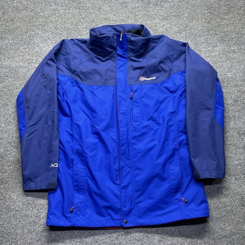Mens blue berghaus aq2 hooded - mens,