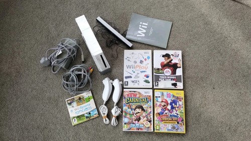 White nintendo wii bundle - white,