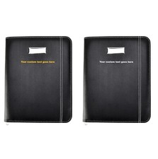 Personalised Text Leather Look