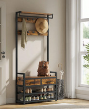 Hall Tree With Bench And Shoe