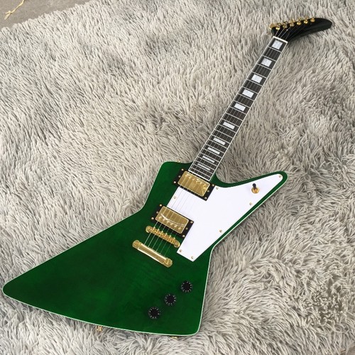 Explorer electric guitar green - explorer,