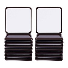 16Pc Furniture Sliders and Gliders Square Self Adhesive Chair Leg Sliders9556