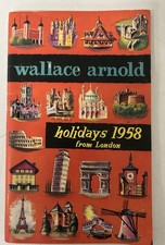 Wallace Arnold Holidays 1958 Coach Tours Vintage Booklet