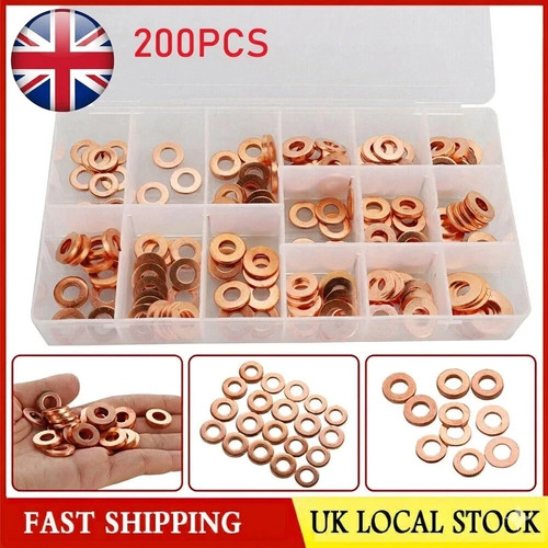200pcs copper diesel injector - copper,