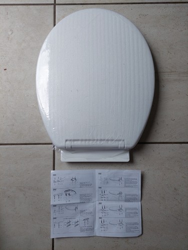 Wrap round soft - round, toilet