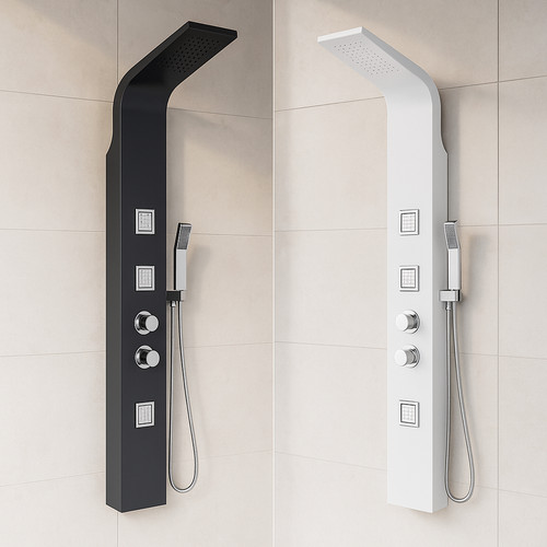 Modern thermostatic shower - modern,