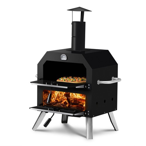 Pizza oven wood fire - pizza, charcoal