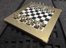 Metal Staunton Chess Set In