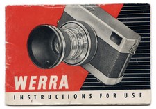 Werra Camera Manual  , Good