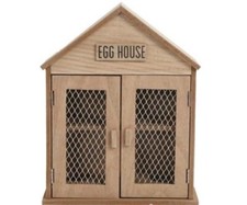 " Egg House" Wooden Egg Holder