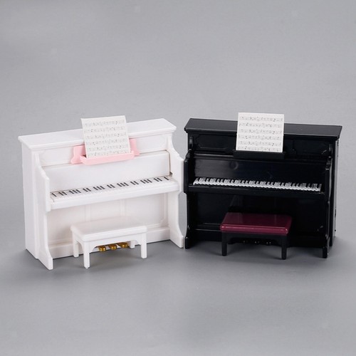 Dollhouse piano with stool - dollhouse,