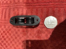 Sailing dinghy through deck / thwart MICRO double sheave block GP14 Fireball RS