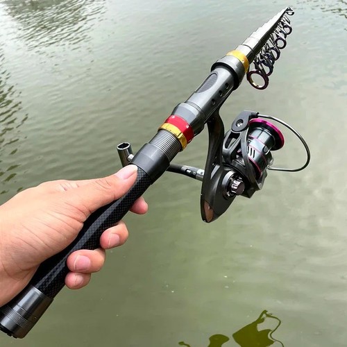 Telescopic fishing rod reel - telescopic,