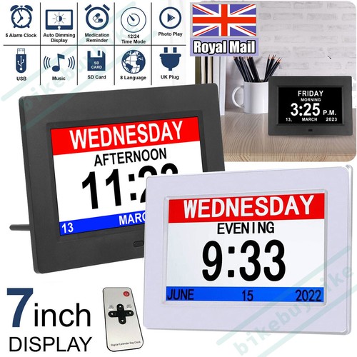 Digital alarm clock - alarm, calendar