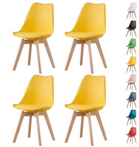 4pcs dining chairs soft - chairs,