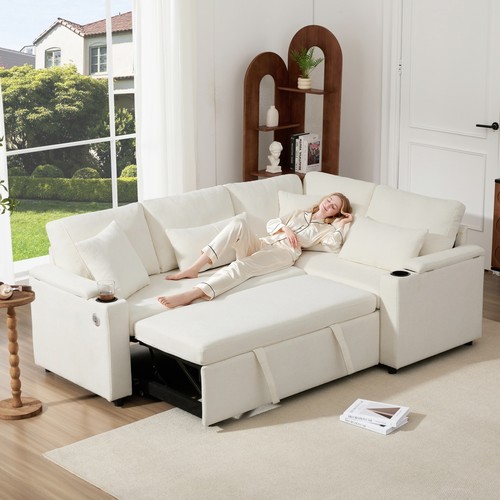 Shaped corner sofa bed - corner,