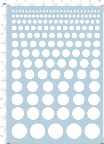 16mm diameter round dot - diameter,
