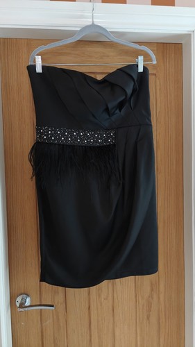 Lipsy y2k black satin feel - y2k,