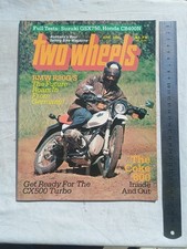 1981 Magazine BMW R80G/S Suzuki GSX750 Honda CB400N CX500 Coke 800 Norton Big 4