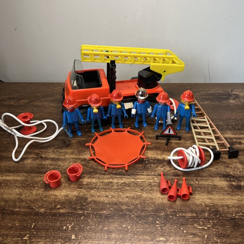 Vintage playmobil fire - vintage, engine