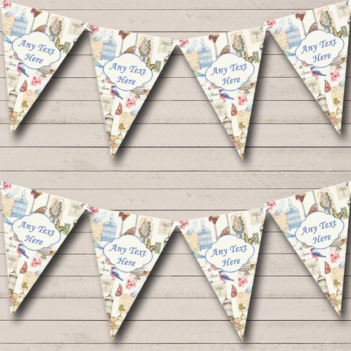 Party banner bunting shabby - bunting,