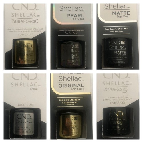 Cnd shellac nail polish top - polish,