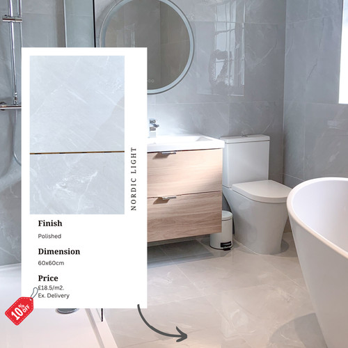 Nordic light grey marble - nordic,