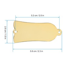 (Gold)2 Holes Metal Truss Rod