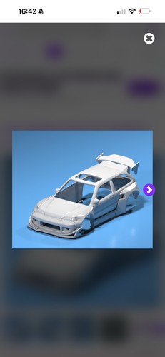 Wide body kit for hotwheels - body,