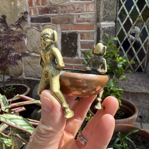 Vintage copper dish bowl - vintage,