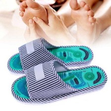 1 Pair Acupuncture Massage Slippers Shoes Reflexology Massage Slippers Foot BST