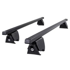 Farad Hilo Square Steel Roof Bars for Vauxhall Zafira B Mk.2 05-07 Closed Rail