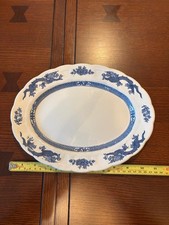 Booths Blue Dragon Oval Plate
