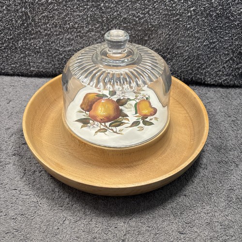 Vintage wooden cheese - wooden, /