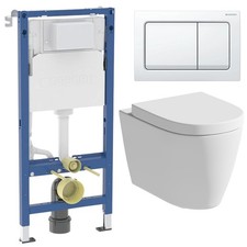 Rimless Wall Hung Toilet Pan