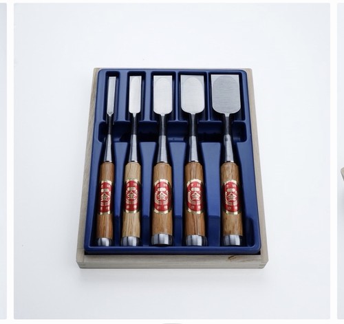 Japanese chisel set - set, 5pc