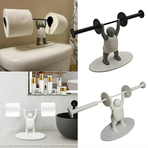 1pc funny weightlifter - funny, toilet