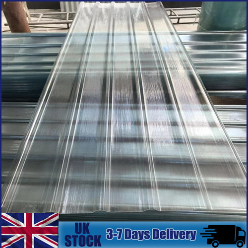 5pcs clear corrugated - clear, pvc