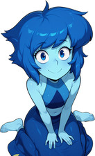 Lapis Lazuli Forest Smile