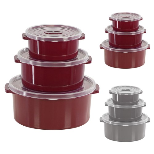 Microwave bowls with lids - with, set