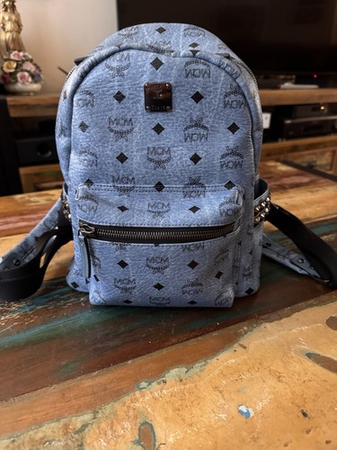 Mcm light blue - blue, mini