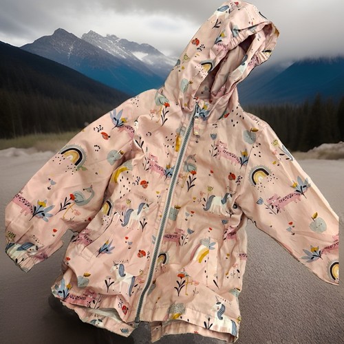 Next girls hooded zip rain - hooded,