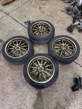 17” Team Dynamics Pro Race 1.2 Alloy Wheels 5x114.3 Megane Honda EVO Subaru i30N