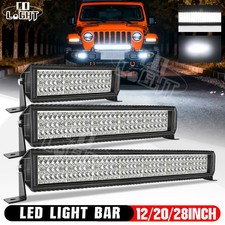 LED Light Bar 12V Flood Spot Combo Beam Offroad Work Lamp - Grill / Roof